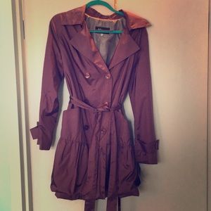 Maroon Purple Raincoat